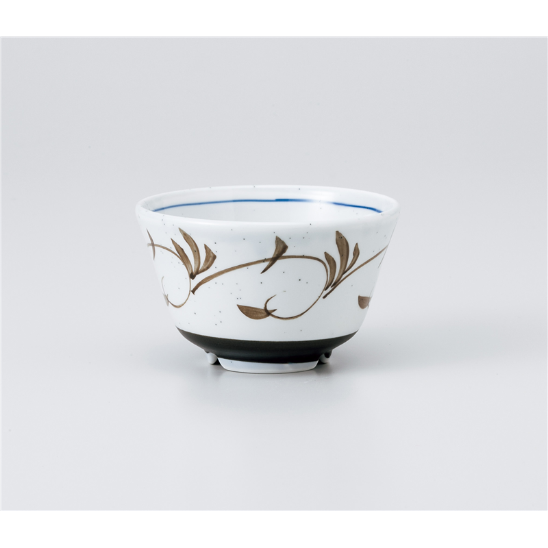 古林陶器 千茶 梨地唐草水切り浜千茶 1040820170 1個（ご注文単位1個）【直送品】