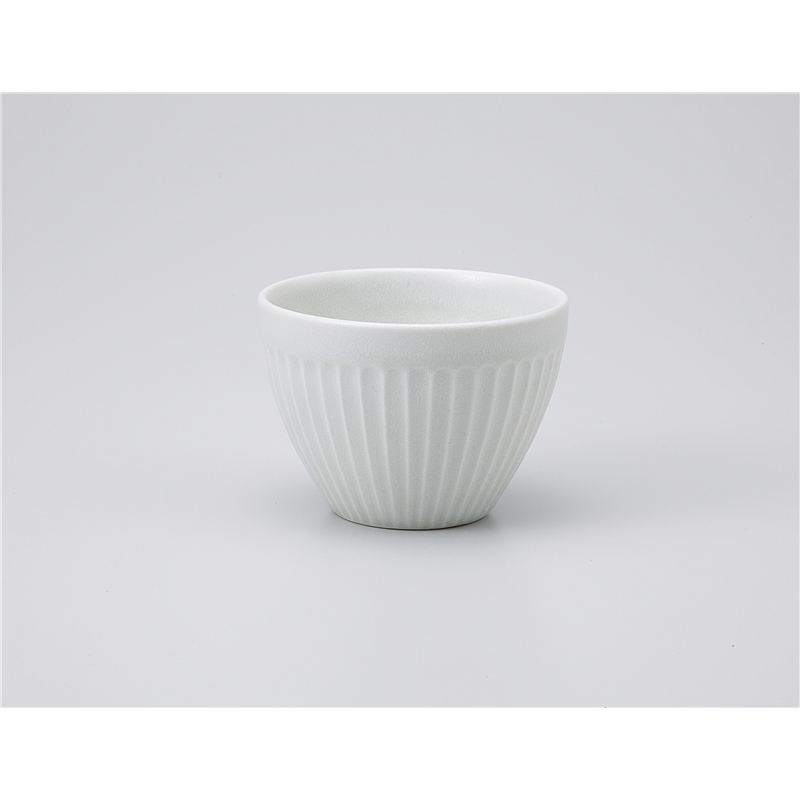 古林陶器 千茶 削ぎ型千茶(白) 1140030505 1個（ご注文単位1個）【直送品】