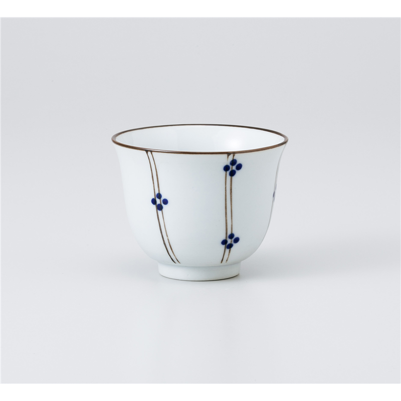 古林陶器 千茶 十草丸紋青 煎茶 1040750452 1個（ご注文単位1個）【直送品】