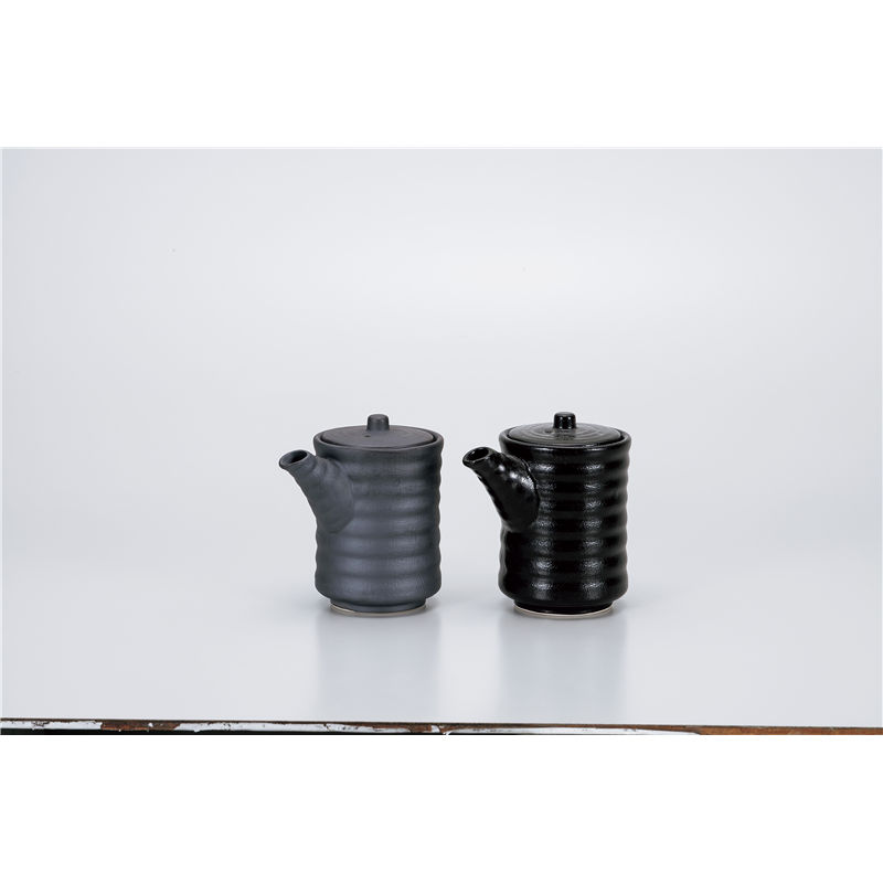 古林陶器 卓上小物 新いぶし黒筒型出汁入れ 941320370 1個（ご注文単位1個）【直送品】