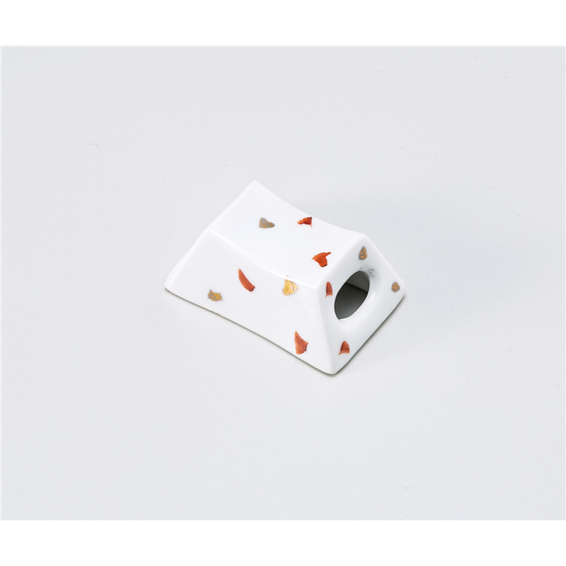 古林陶器 箸置 金彩筐箸置 539560674 1個（ご注文単位1個）【直送品】
