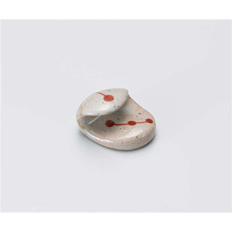 古林陶器 箸置 水玉つなぎまゆ箸置 1141650474 1個（ご注文単位1個）【直送品】