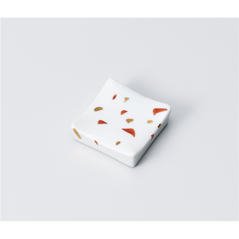 古林陶器 箸置 金彩正角 箸置 1142240478 1個（ご注文単位1個）【直送品】