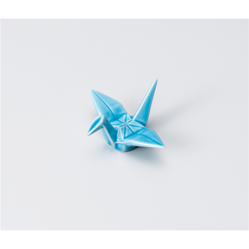 古林陶器 箸置 ブルーツル箸置 1142550151 1個（ご注文単位1個）【直送品】