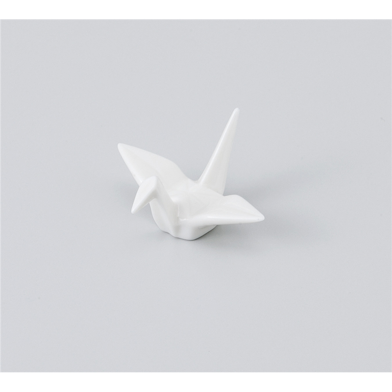 古林陶器 箸置 白ツル箸置 1043260651 1個（ご注文単位1個）【直送品】