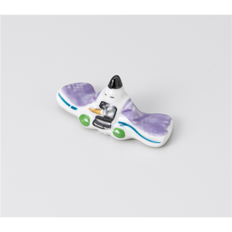 古林陶器 箸置 殿 箸置(紫) 1241330247 1個（ご注文単位1個）【直送品】