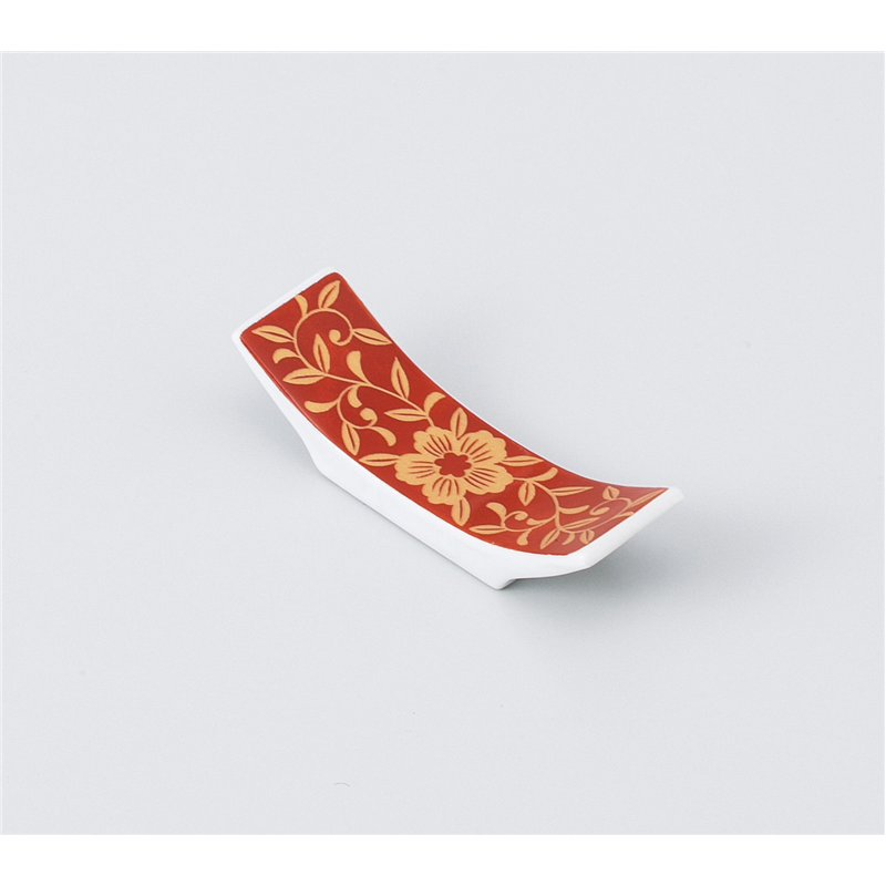 古林陶器 箸置 赤反型箸置 1042610547 1個（ご注文単位1個）【直送品】