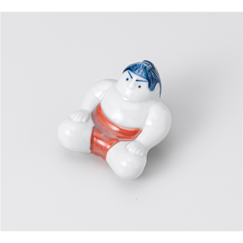 古林陶器 箸置 箸置相撲力士(橙) 1241550351 1個（ご注文単位1個）【直送品】