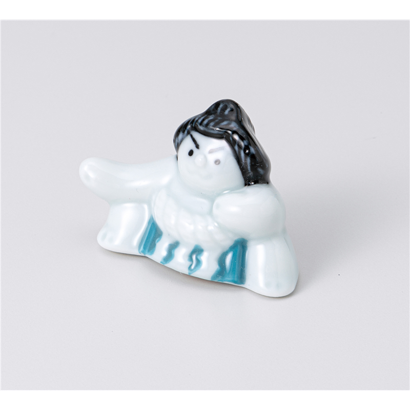 古林陶器 箸置 箸置 力士土俵入(青) 1241550415 1個（ご注文単位1個）【直送品】