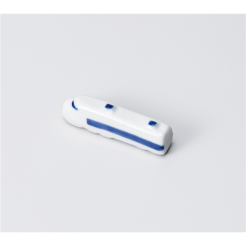 古林陶器 箸置 電車箸置(青) 1141960105 1個（ご注文単位1個）【直送品】