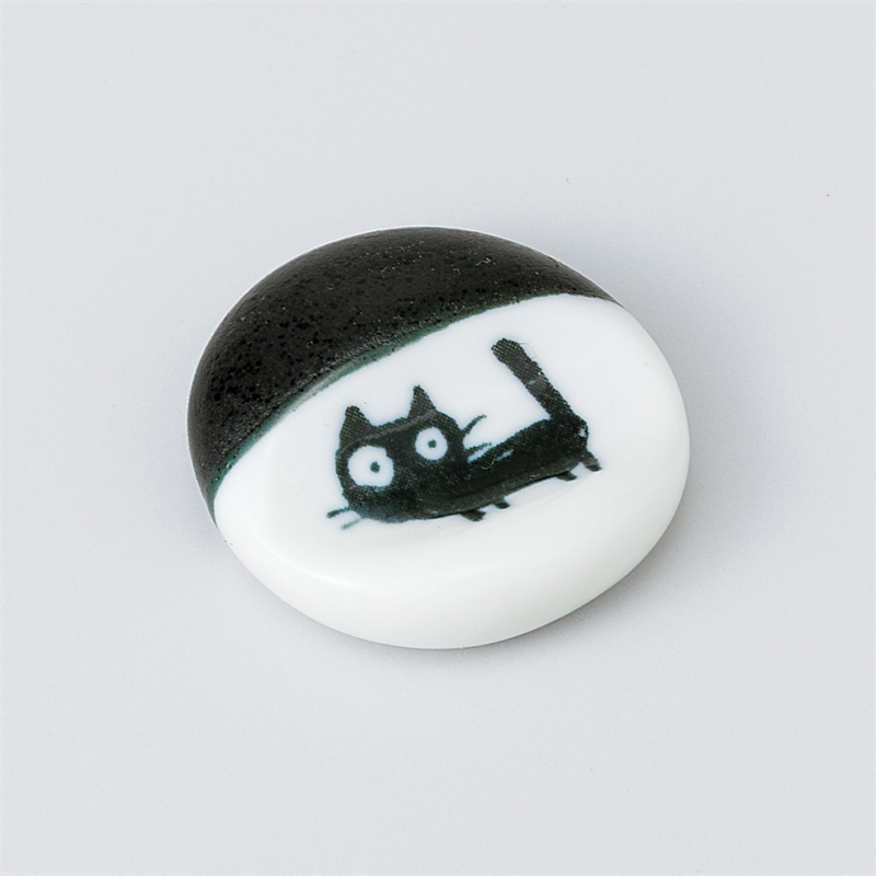 古林陶器 箸置 黒猫 黒ハシ置 942060261 1個（ご注文単位1個）【直送品】