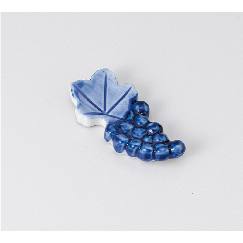 古林陶器 箸置 青ブドウ箸置 1241650251 1個（ご注文単位1個）【直送品】