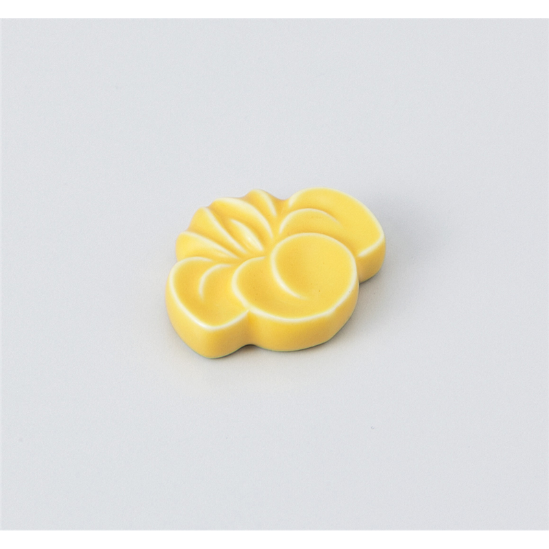 古林陶器 箸置 黄あやめ 箸置 1043320160 1個（ご注文単位1個）【直送品】