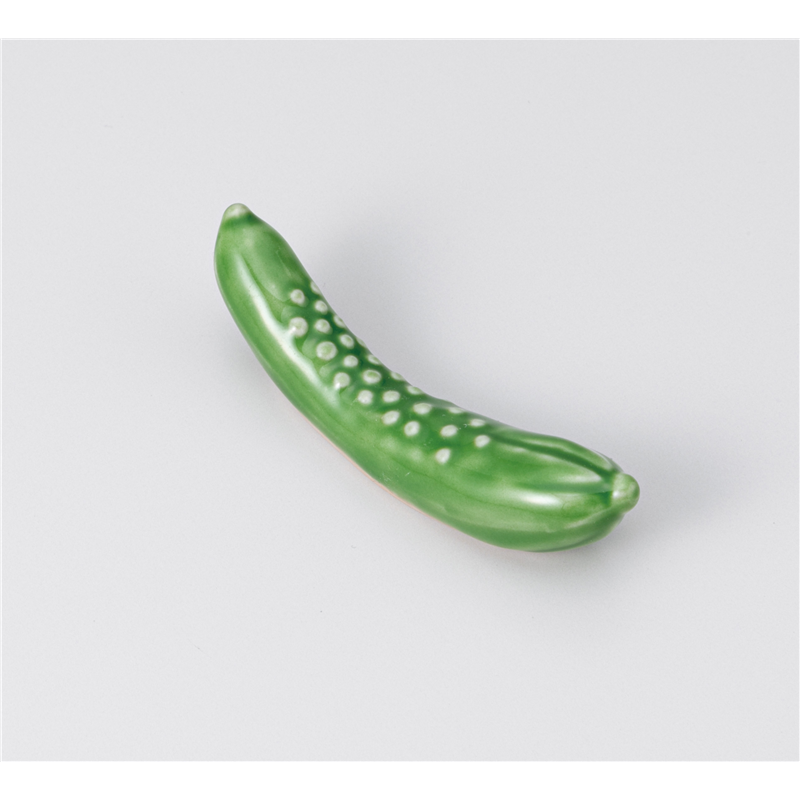 古林陶器 箸置 きゅうり箸置 1241840551 1個（ご注文単位1個）【直送品】