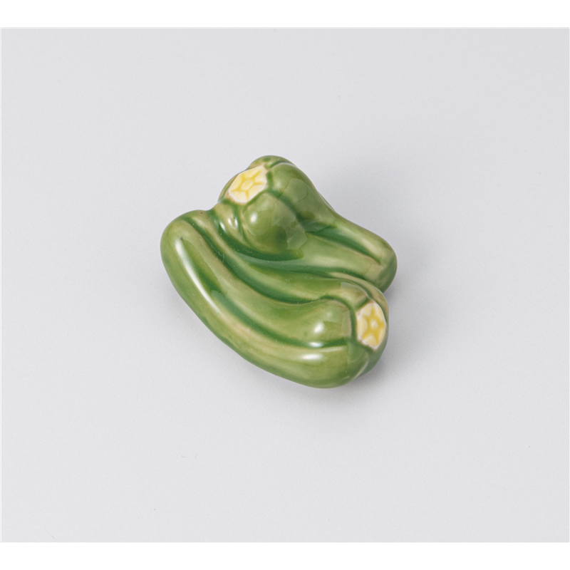古林陶器 箸置 箸置 双子野菜 ピーマン 1241840215 1個（ご注文単位1個）【直送品】