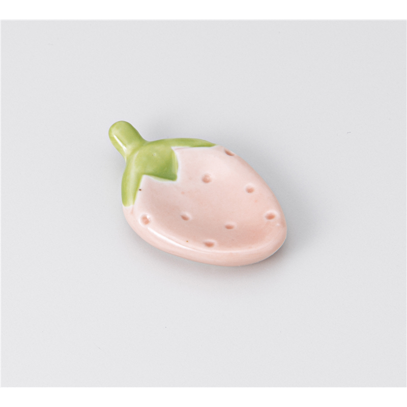 古林陶器 箸置 箸置 いちご(ピンク) 1241850215 1個（ご注文単位1個）【直送品】