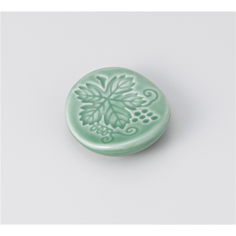 古林陶器 箸置 ぶどう箸置 1241840451 1個（ご注文単位1個）【直送品】