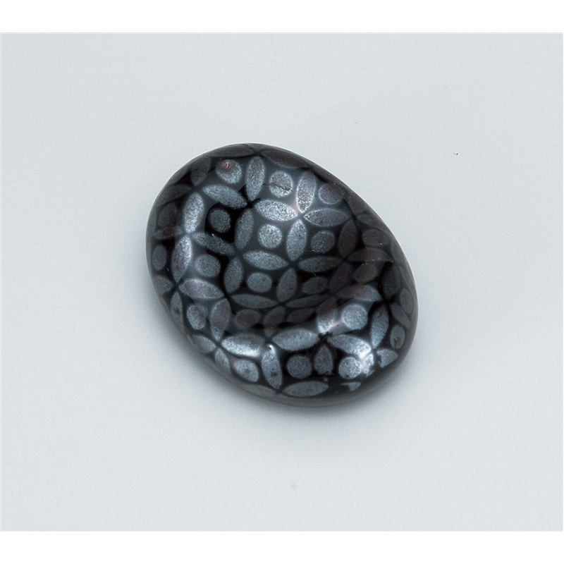 古林陶器 箸置 銀彩七宝 マメ型箸置 1043130560 1個（ご注文単位1個）【直送品】