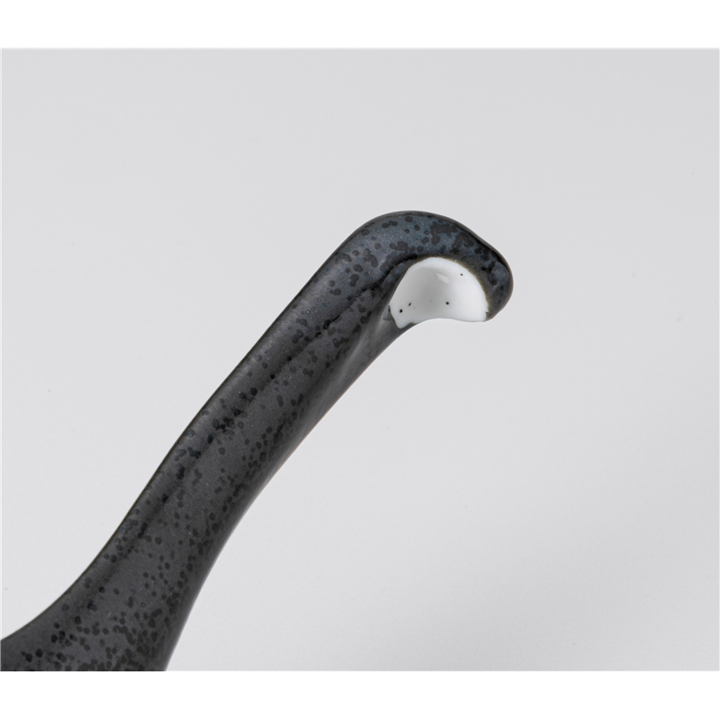 古林陶器 レンゲ 黒結晶 掛レンゲ 1242050631 1個（ご注文単位1個）【直送品】