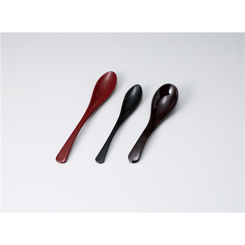 古林陶器 レンゲ・スプーン 粥スプーン(大) 朱 1338550598 1個（ご注文単位1個）【直送品】