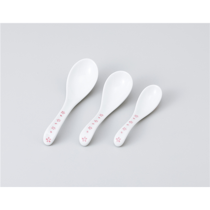 古林陶器 レンゲ・スプーン 小町ピンク手長反レンゲ 1043620474 1個（ご注文単位1個）【直送品】