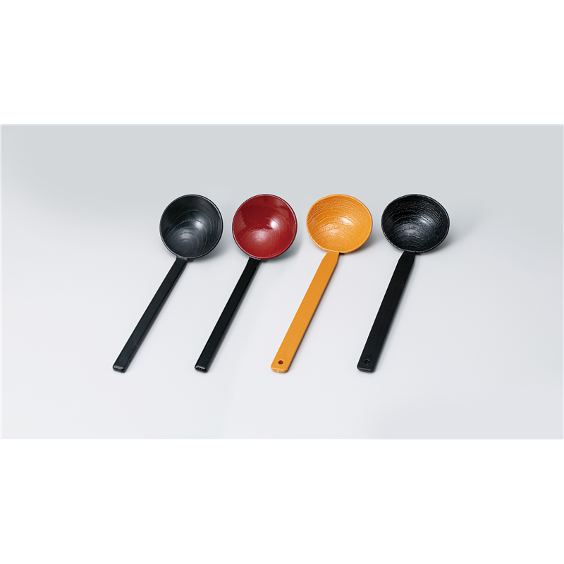 古林陶器 レンゲ・スプーン 亀甲レンゲ 黒 1338640998 1個(ご注文単位1個)【直送品】