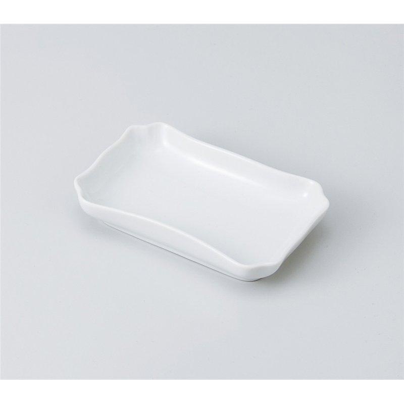 古林陶器 灰皿 白長角ジャスト 943550403 1個（ご注文単位1個）【直送品】