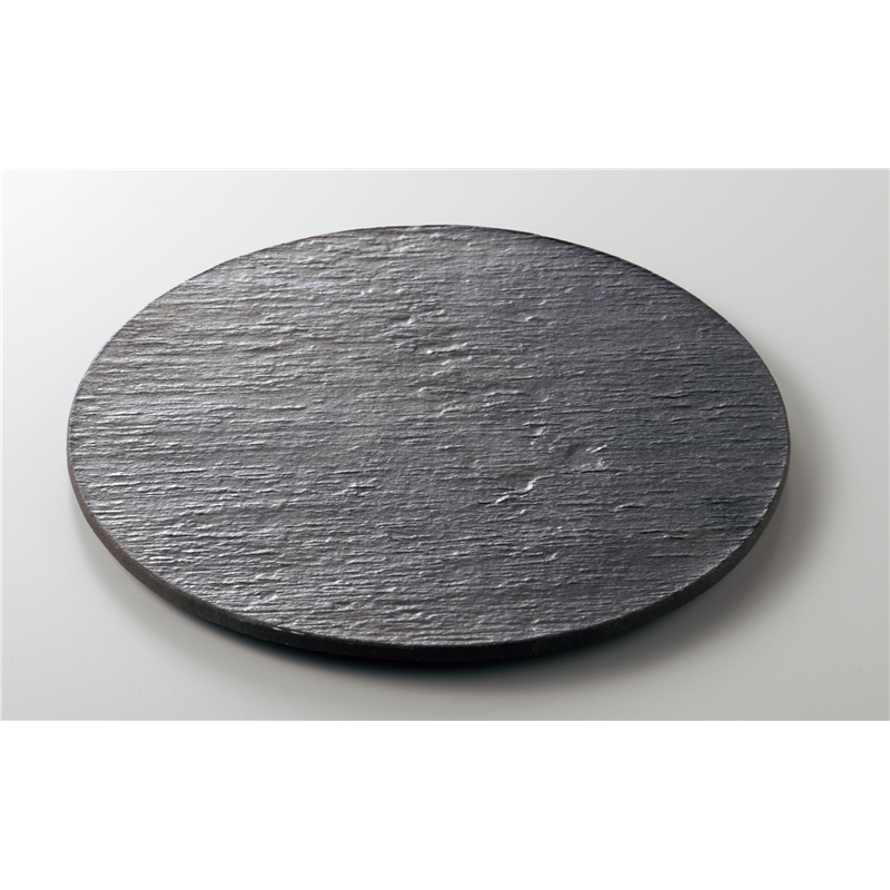 古林陶器 モダンスタイルプレート 黒陶21cmワイドロングプレート 1048130108 1個(ご注文単位1個)【直送品】