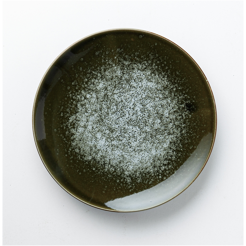 古林陶器 モダンスタイルプレート 惑星 オリーブ28cmディナー 1342010225 1個（ご注文単位1個）【直送品】