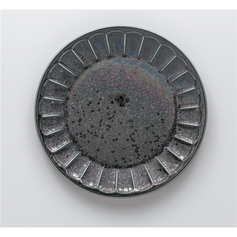 古林陶器 モダンスタイルプレート 虹彩 26cm削ぎプレート 1048430115 1個(ご注文単位1個)【直送品】