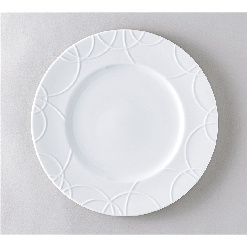 古林陶器 モダンスタイルプレート ループ27cmディナー 白 1247310303 1個（ご注文単位1個）【直送品】