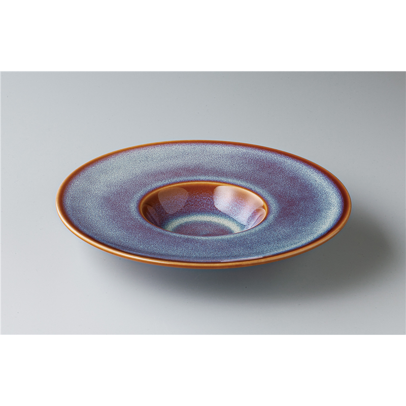古林陶器 モダンスタイルスープ&パスタプレート グラビティ 23.5cmハット型プレート 1342730363 1個（ご注文単位1個）【直送品】