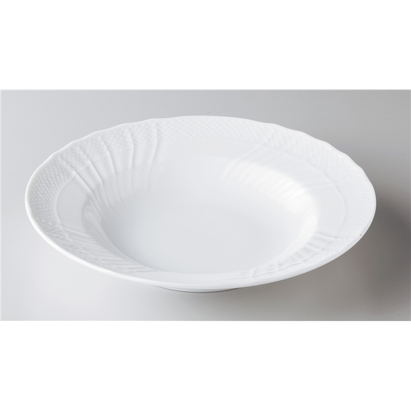 古林陶器 モダンスタイルスープ&パスタプレート アンジェ24cmスープ 1049920208 1個(ご注文単位1個)【直送品】