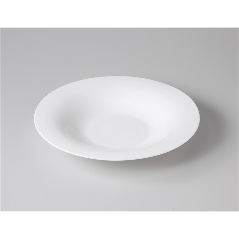 古林陶器 モダンスタイルスープ&パスタプレート ボンチャイナ26cmナデ型スープ 1149930203 1個(ご注文単位1個)【直送品】