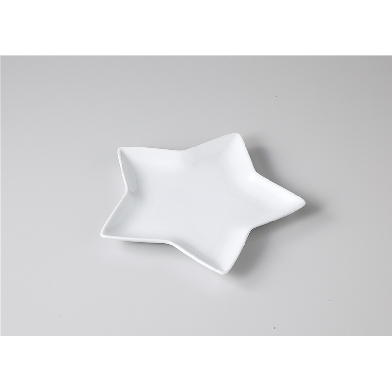 古林陶器 モダンスタイルスモールプレート&ボウル ベーシック星型プレートＬ/WH 1151330220 1個（ご注文単位1個）【直送品】
