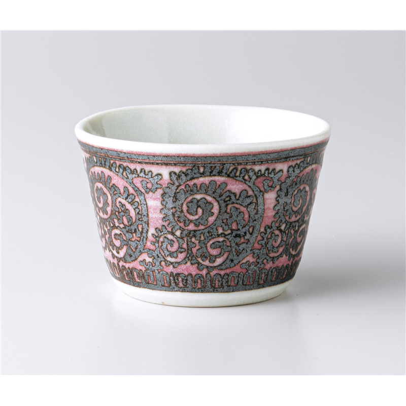 古林陶器 モダンスタイルアミューズ エスニックカップ ピンク 1248710215 1個（ご注文単位1個）【直送品】