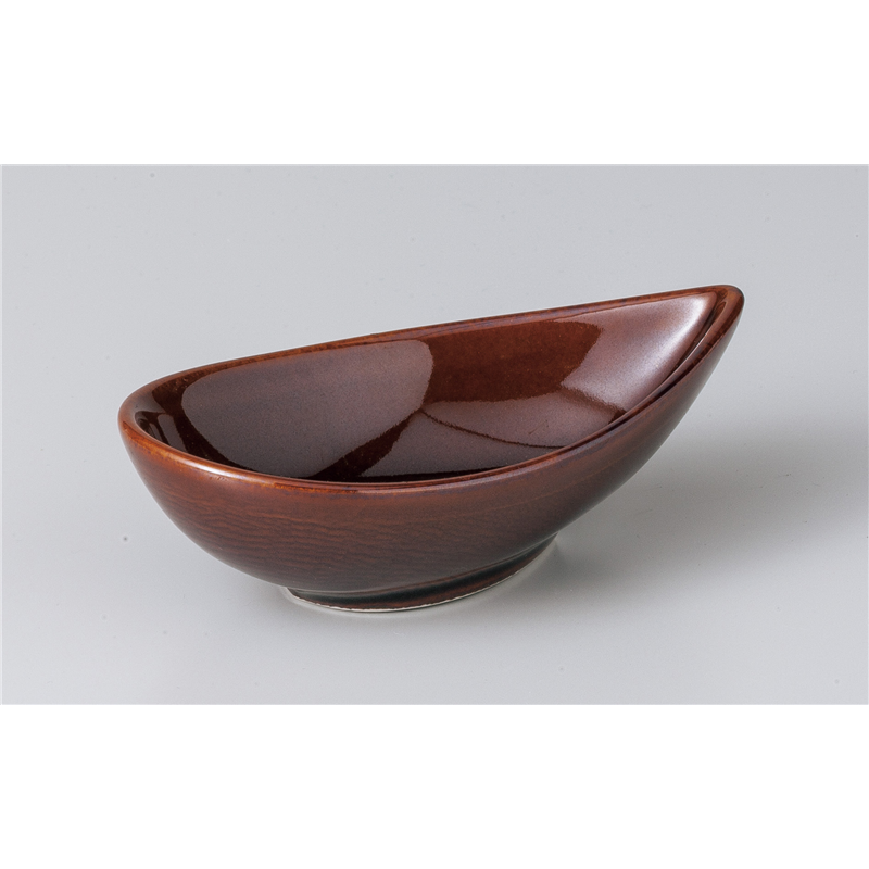 古林陶器 モダンスタイルアミューズ NリーフボールSアメ 849120161 1個（ご注文単位1個）【直送品】