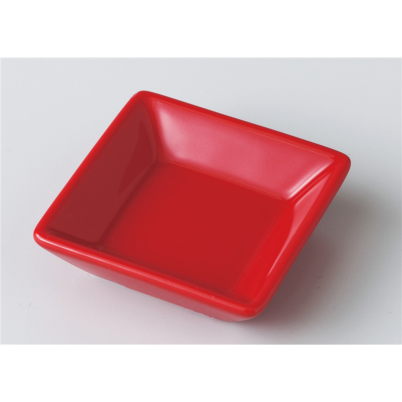 古林陶器 モダンスタイルアミューズ ミニプレート/RD 952660520 1個（ご注文単位1個）【直送品】