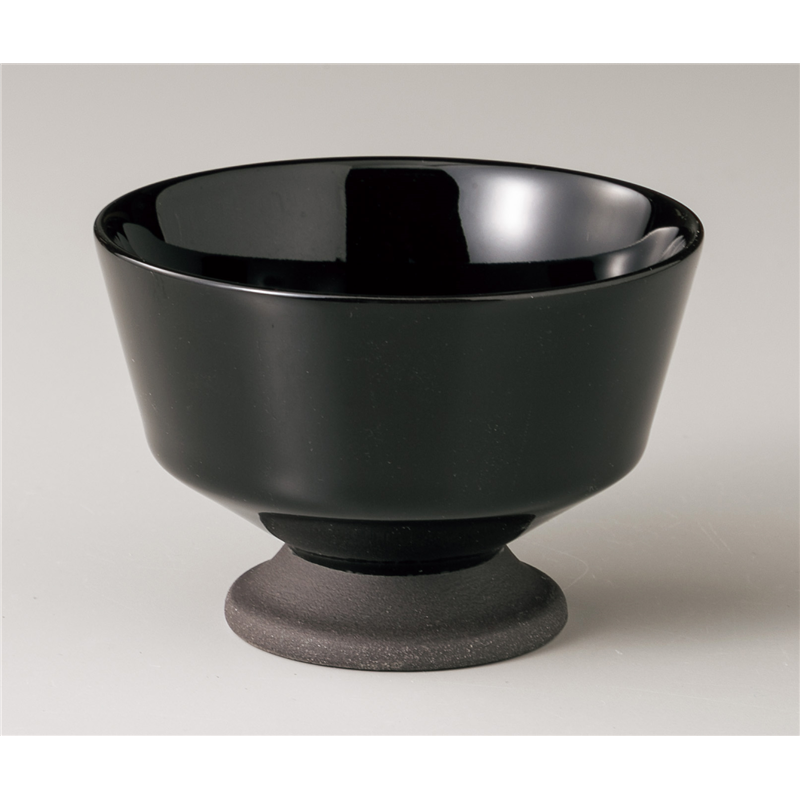 古林陶器 モダンスタイルアミューズ ルサーブルBK 高台デザート 1054110963 1個（ご注文単位1個）【直送品】