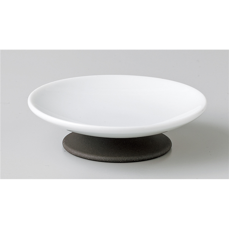 古林陶器 モダンスタイルアミューズ ルサーブルWH 高台小皿 949440163 1個（ご注文単位1個）【直送品】