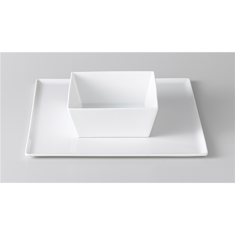 古林陶器 モダンスタイルアミューズ NY12cmスクエアボール(超軽量白磁) 849050703 1個（ご注文単位1個）【直送品】