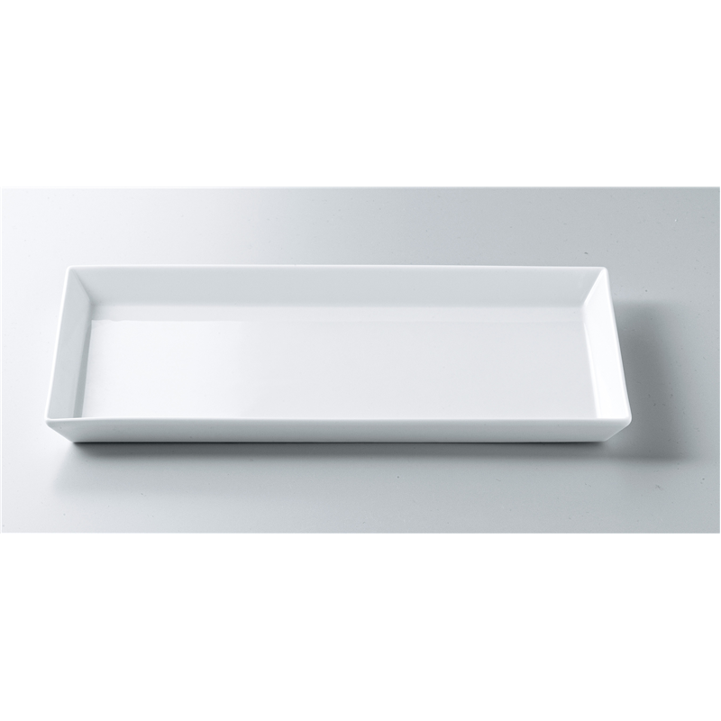 古林陶器 モダンスタイルアミューズ NY24cm長角皿(超軽量白磁) 849030303 1個（ご注文単位1個）【直送品】