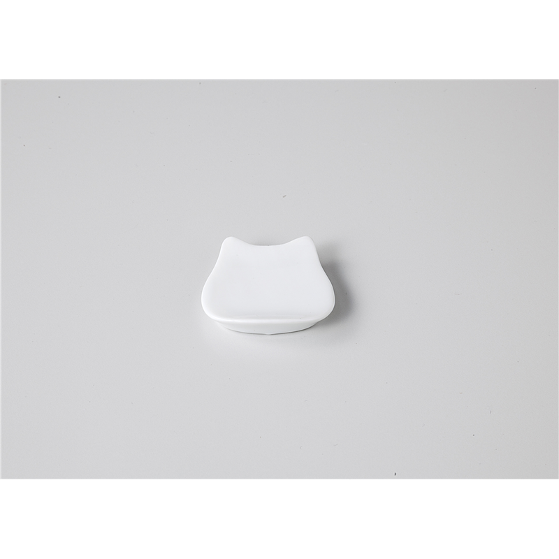 古林陶器 モダンスタイルアミューズ ねこちゃんレスト/WH 1151550441 1個（ご注文単位1個）【直送品】