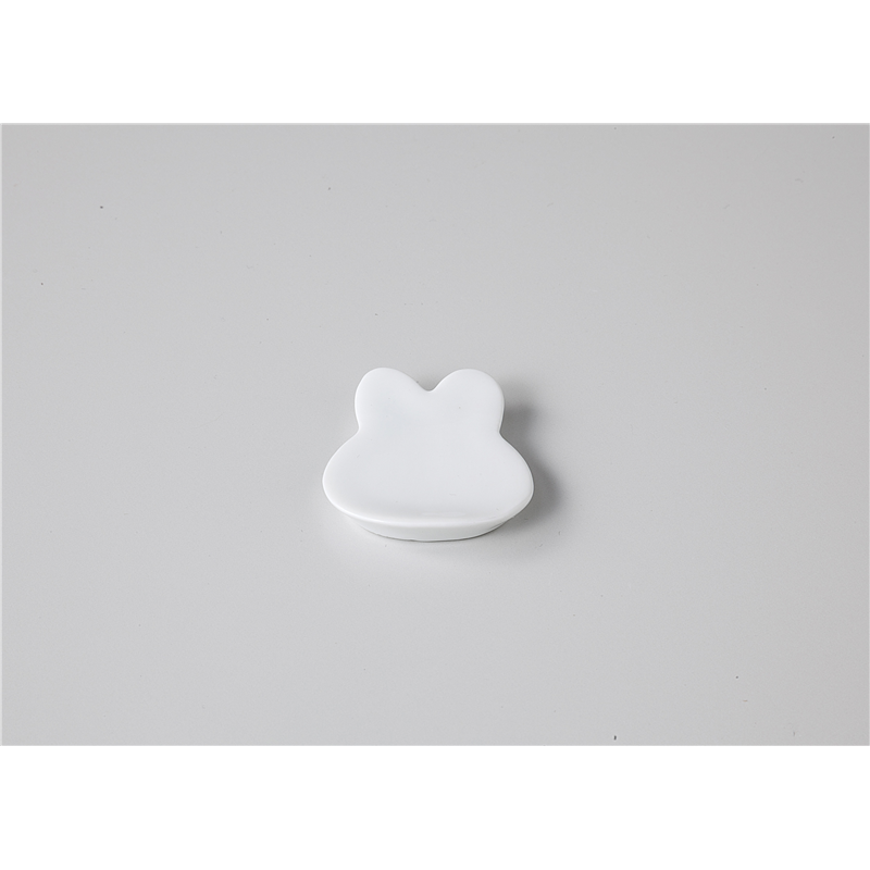 古林陶器 モダンスタイルアミューズ うさぎちゃんレスト/WH 1151550541 1個（ご注文単位1個）【直送品】