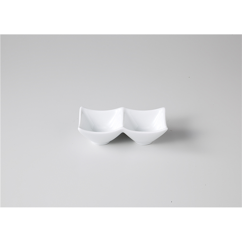 古林陶器 モダンスタイル仕切プレート ミニアーバン角鉢2P/BK 1152520241 1個（ご注文単位1個）【直送品】