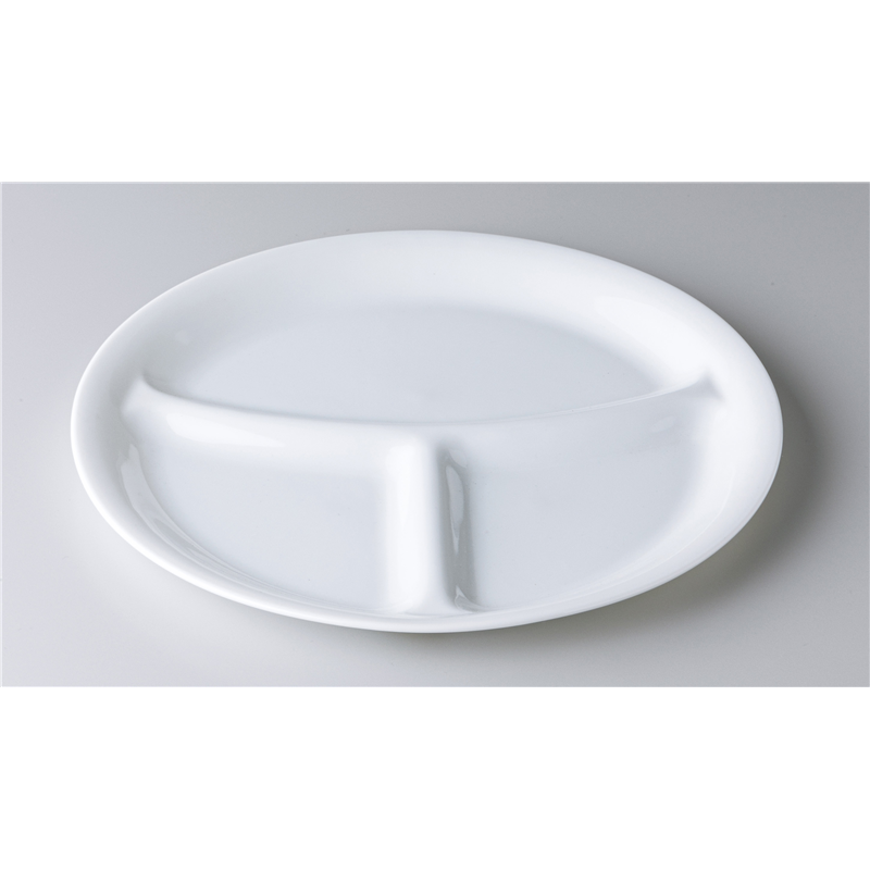 古林陶器 モダンスタイルランチプレート 軽量仕切り皿(大) 1249740241 1個（ご注文単位1個）【直送品】