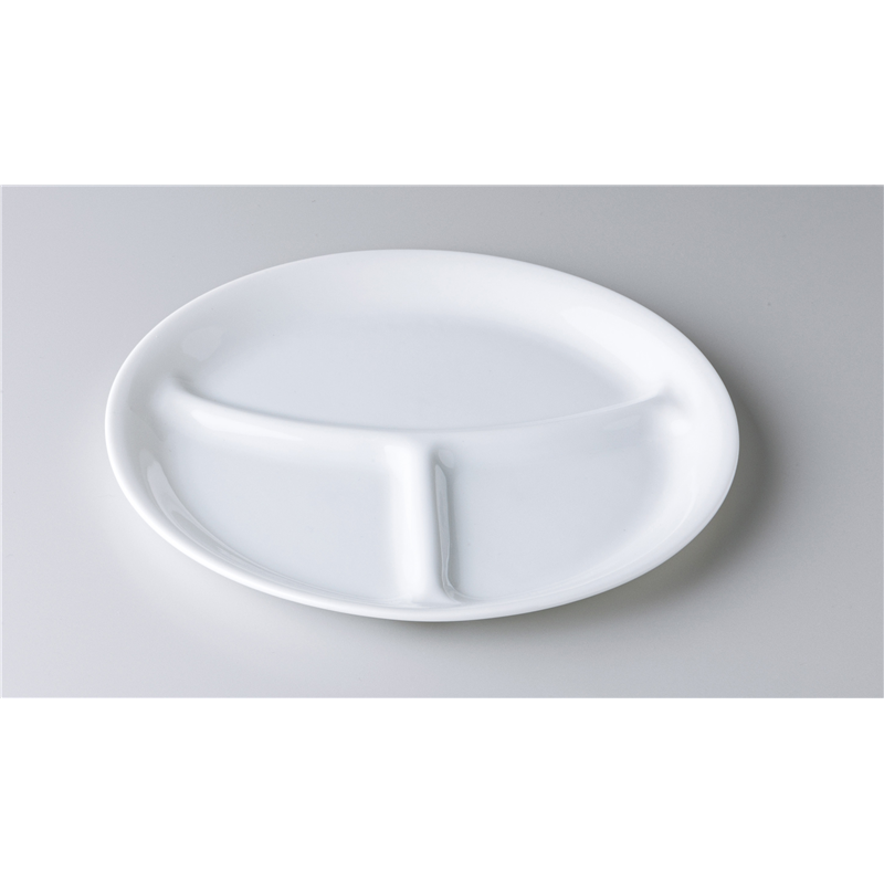 古林陶器 モダンスタイルランチプレート 軽量仕切り皿(小) 1249740341 1個（ご注文単位1個）【直送品】