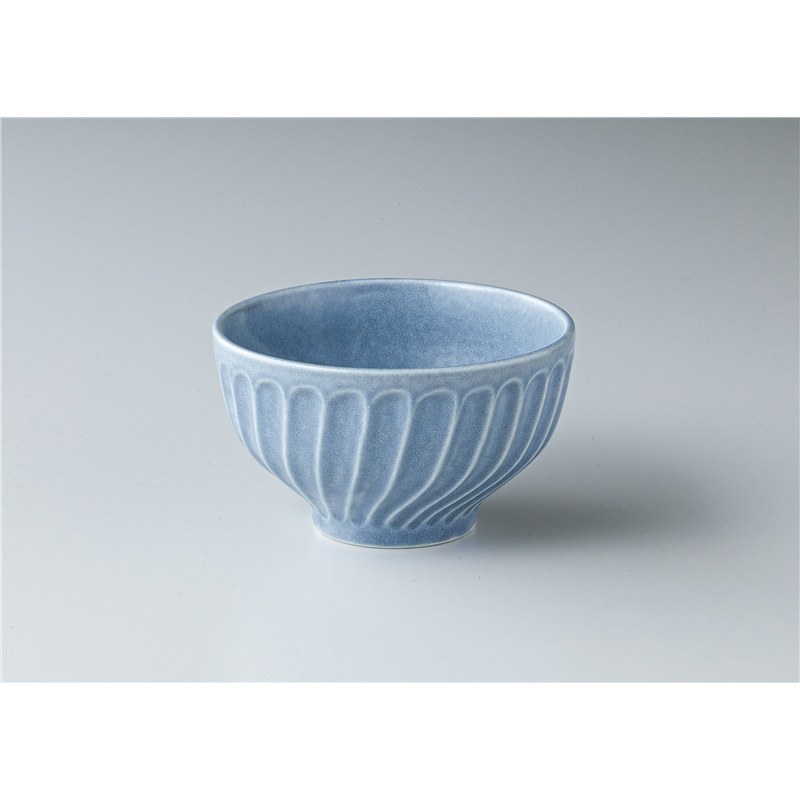 古林陶器 モダンスタイルカジュアルカフェ エンボスマット ブルー 深ボール 1344810441 1個（ご注文単位1個）【直送品】