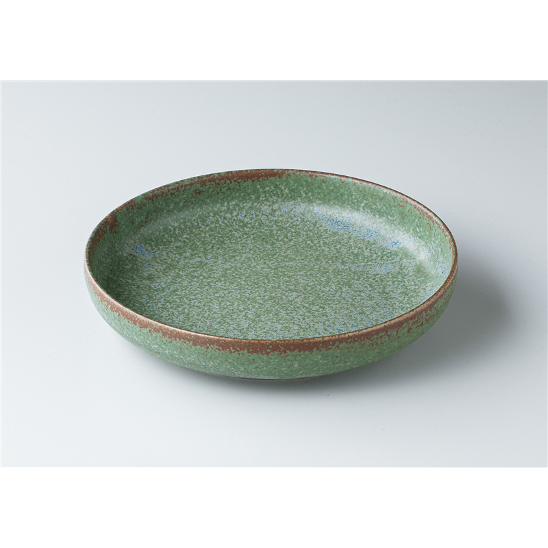 古林陶器 モダンスタイルカジュアルカフェ 窯変グレー20cm切立皿 1344910225 1個（ご注文単位1個）【直送品】