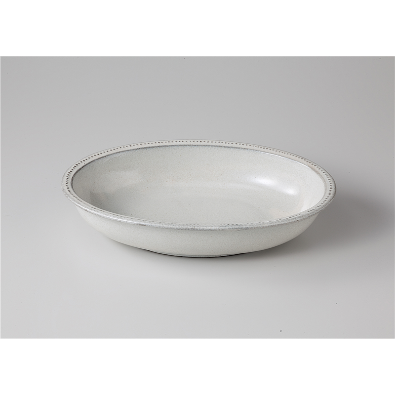 古林陶器 モダンスタイルカジュアルカフェ 黒陶粉引27cmベーカー 1153330315 1個(ご注文単位1個)【直送品】